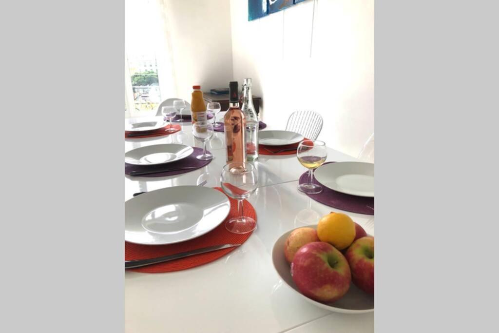 Spacious 3 Bedroom Flat Nice Center - Magnificent View-Parking المظهر الخارجي الصورة