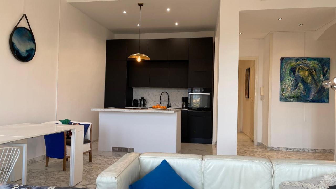 Spacious 3 Bedroom Flat Nice Center - Magnificent View-Parking المظهر الخارجي الصورة