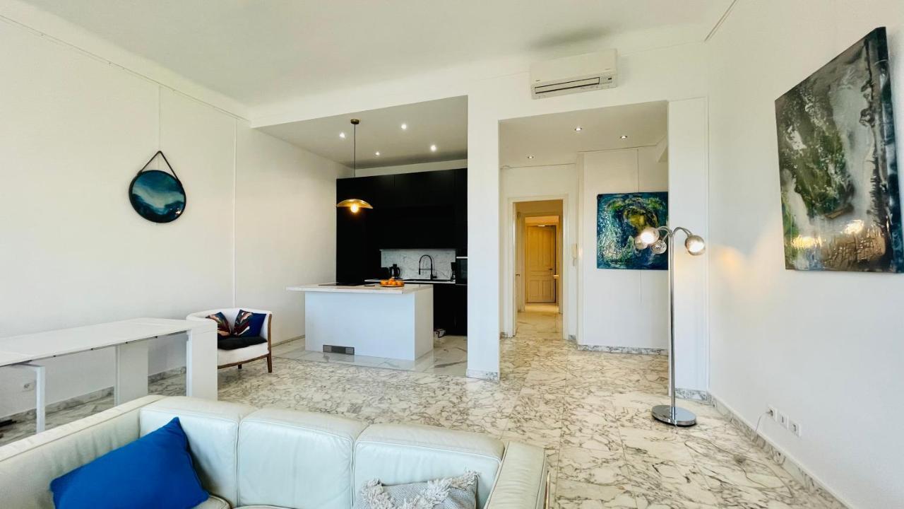 Spacious 3 Bedroom Flat Nice Center - Magnificent View-Parking المظهر الخارجي الصورة
