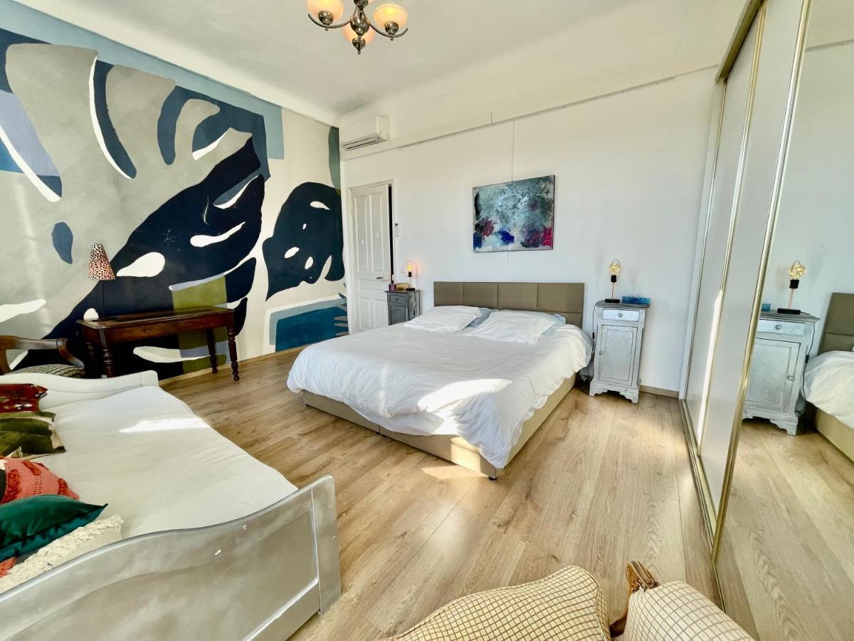 Spacious 3 Bedroom Flat Nice Center - Magnificent View-Parking المظهر الخارجي الصورة