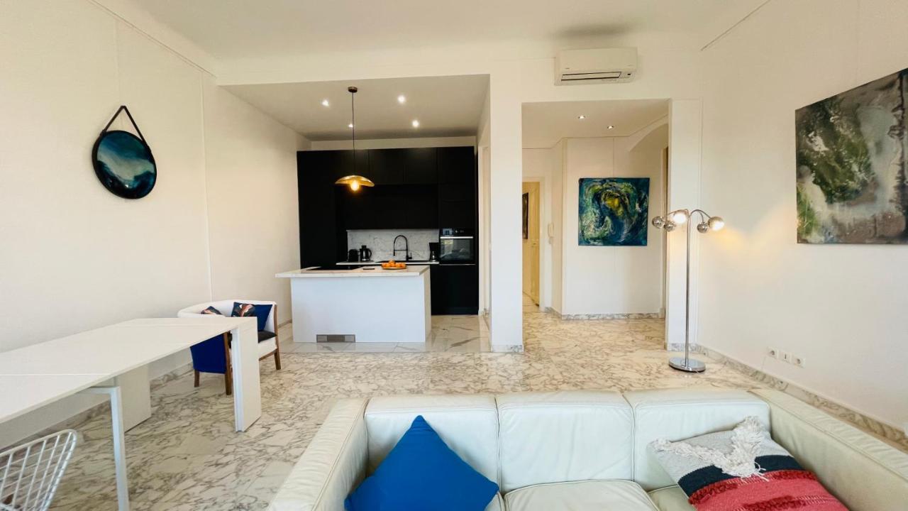 Spacious 3 Bedroom Flat Nice Center - Magnificent View-Parking المظهر الخارجي الصورة