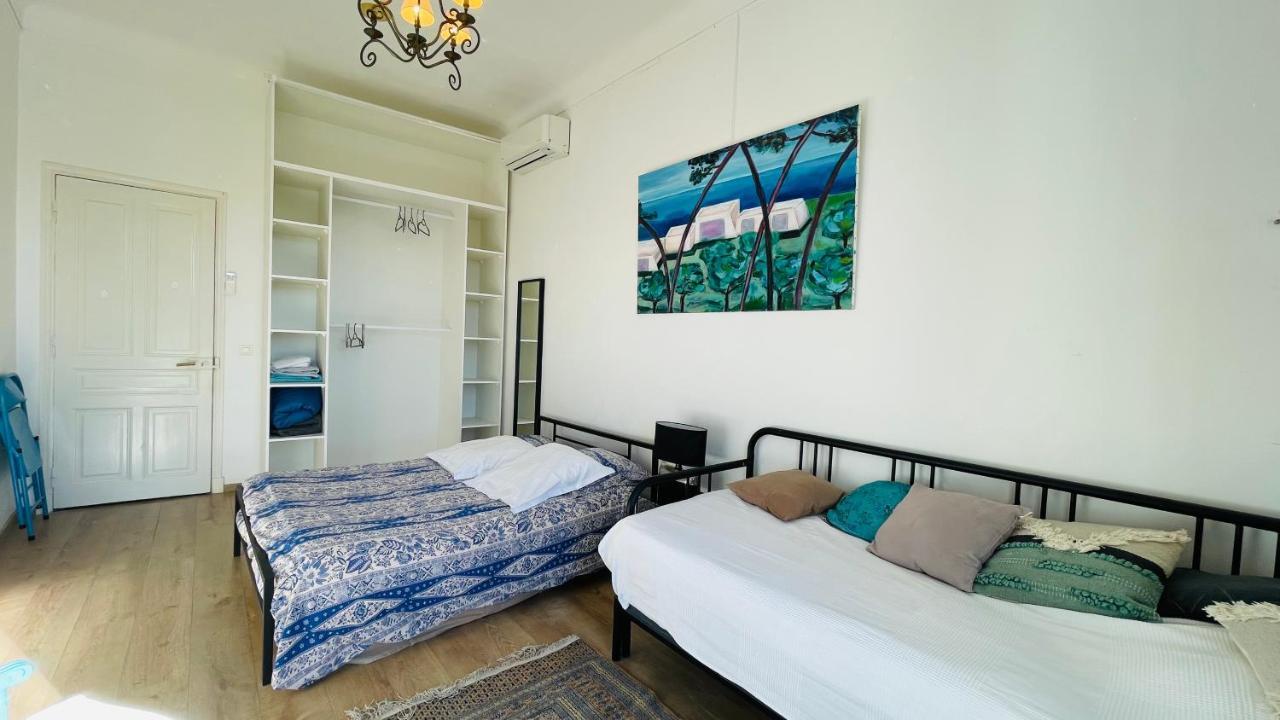 Spacious 3 Bedroom Flat Nice Center - Magnificent View-Parking المظهر الخارجي الصورة