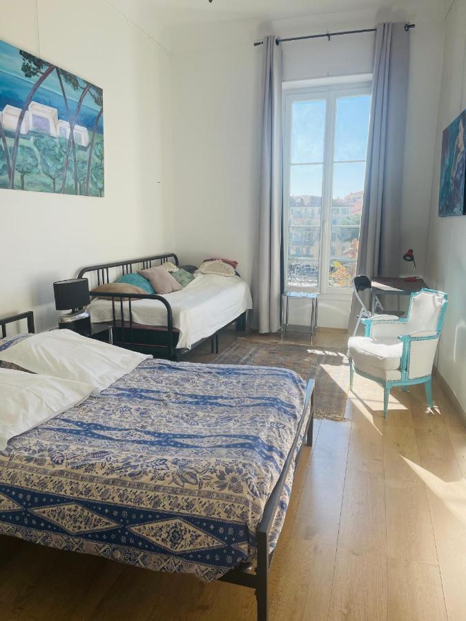 Spacious 3 Bedroom Flat Nice Center - Magnificent View-Parking المظهر الخارجي الصورة