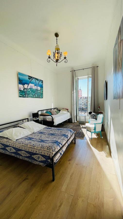 Spacious 3 Bedroom Flat Nice Center - Magnificent View-Parking المظهر الخارجي الصورة